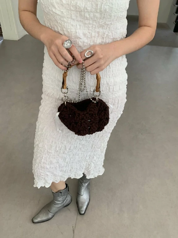 Handmade Crochet Bag - Image 6