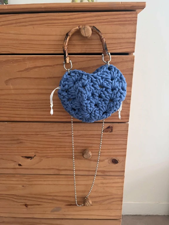 Handmade Crochet Bag - Image 3